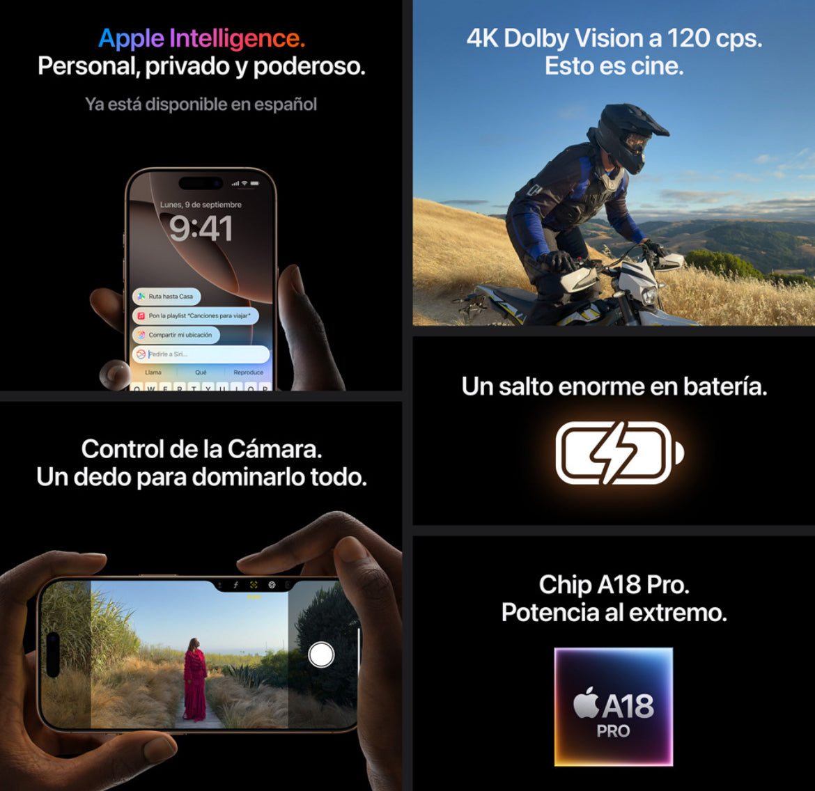 Apple iPhone 16 Pro Max (256 GB) - Titanio negro - sellado nuevo