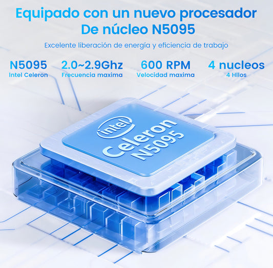 Laptop Intel Celeron 2 en 1 Notebook DDR4 16 GB RAM 512 GB SSD 15.6' Plateado 1920 px x 1080 px Windows 11